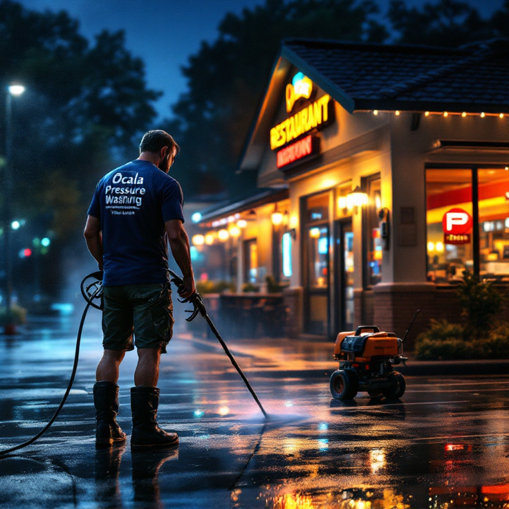 Drive Thru and Restaurant Pressure Washing in Ocala, Florida Drive Thru and Restaurant Pressure Washing in Ocala, Florida