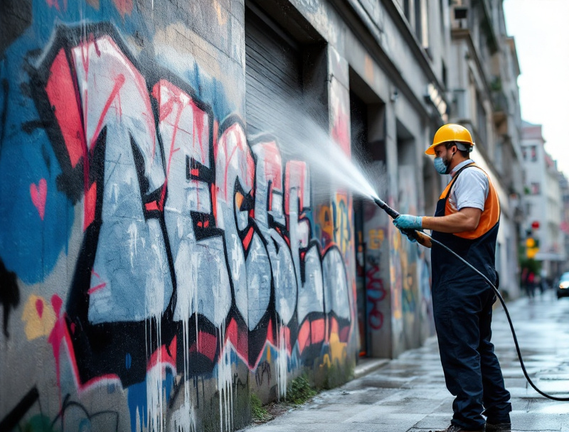Specialty Treatments (Gum, Graffiti, Rust, Efflorescence) - Ocala Pressure Washing